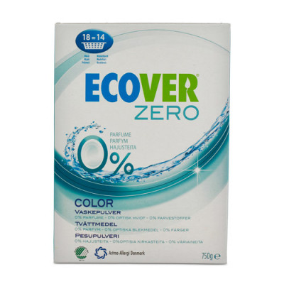 Ecover Vaskepulver Zero Colour (750 g)