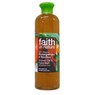 Faith in Nature Granatæble og Rooibos Showergel (400 ml)