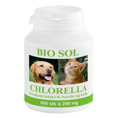 Bio Sol Chlorella til vet. brug 300 Tab