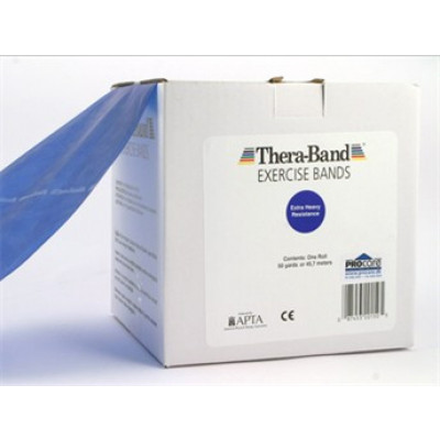 Thera-Band elastisk bånd 45m (Blå - Over middels)