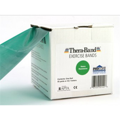 Thera-Band elastisk bånd 45m (Grønn - Middel)s
